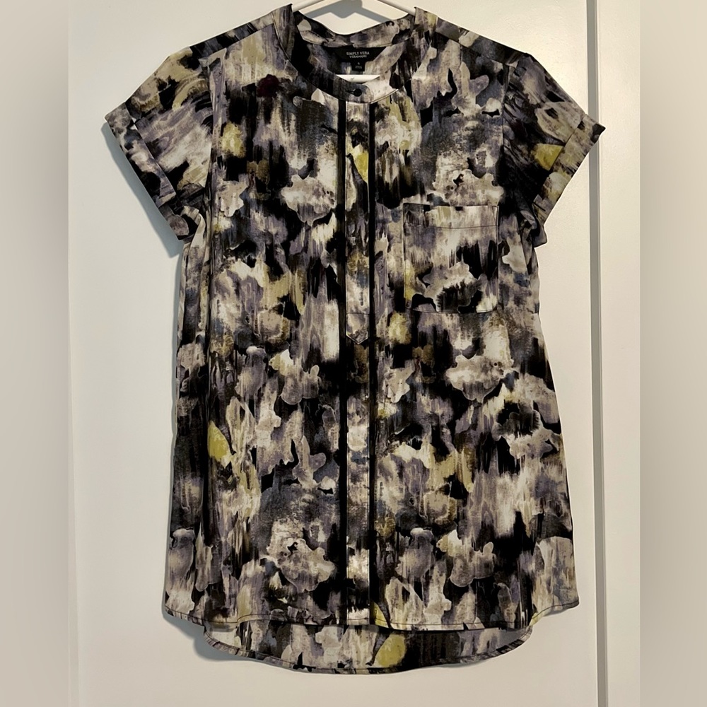 Vera Wang Multi-Color Blouse.